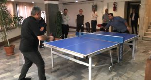 برگزاری مسابقات ورزشی پینگ پنگ به مناسبت دهه مبارک فجر انقلاب اسلامی